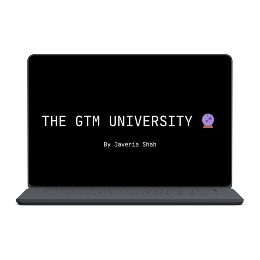 The GTM University by Javeria Shah (2026 June)